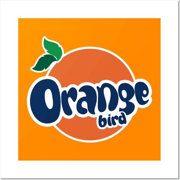 Orange Bird Soda Wall Art by WDWFieldGuide